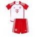 Bayern Munich Thomas Muller #25 Koti Peliasu Lasten 2023-24 Lyhythihainen (+ Lyhyet housut)